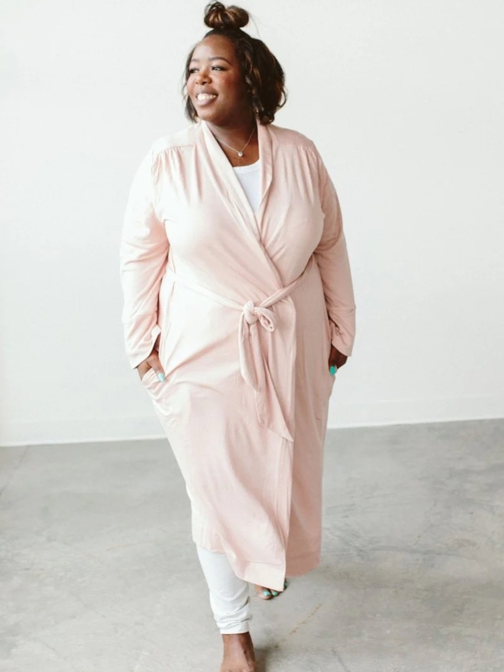 Goumi Maternity Robe - Picture 2 of 2